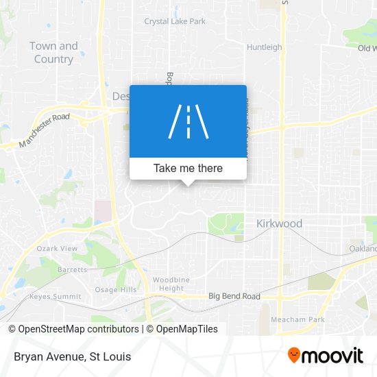 Mapa de Bryan Avenue