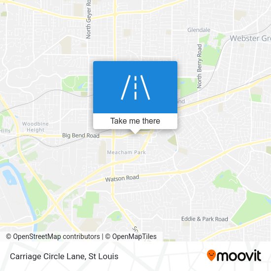 Carriage Circle Lane map