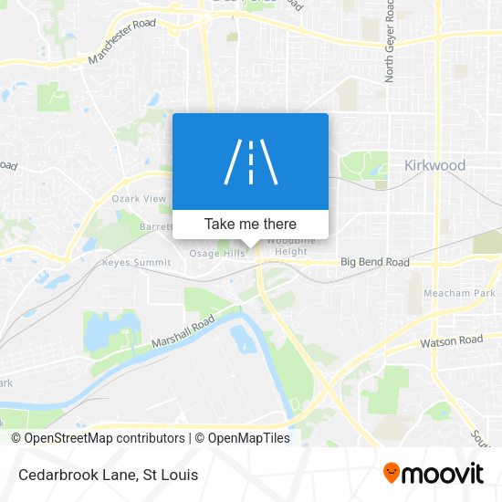 Mapa de Cedarbrook Lane
