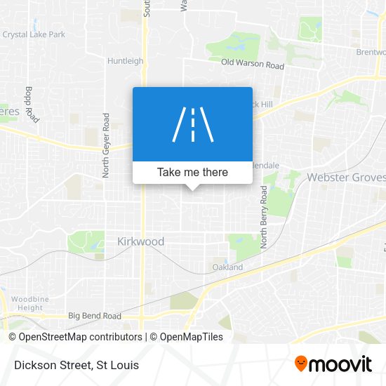 Dickson Street map