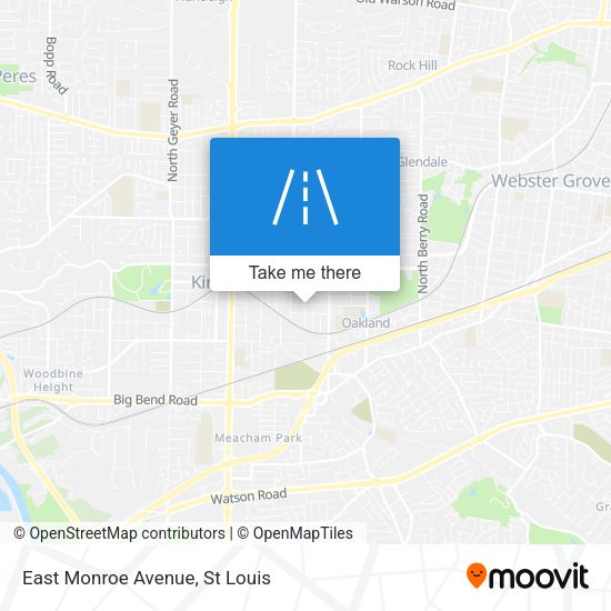 East Monroe Avenue map