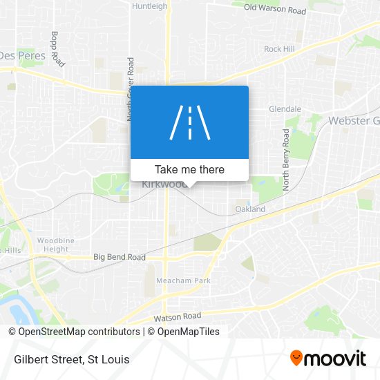 Mapa de Gilbert Street