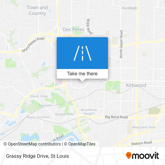 Grassy Ridge Drive map