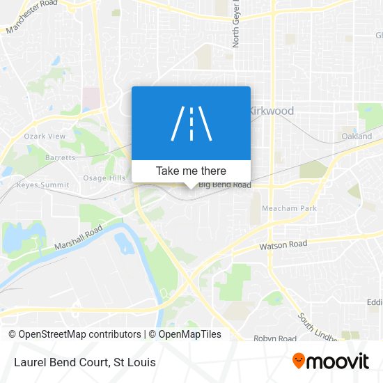 Laurel Bend Court map