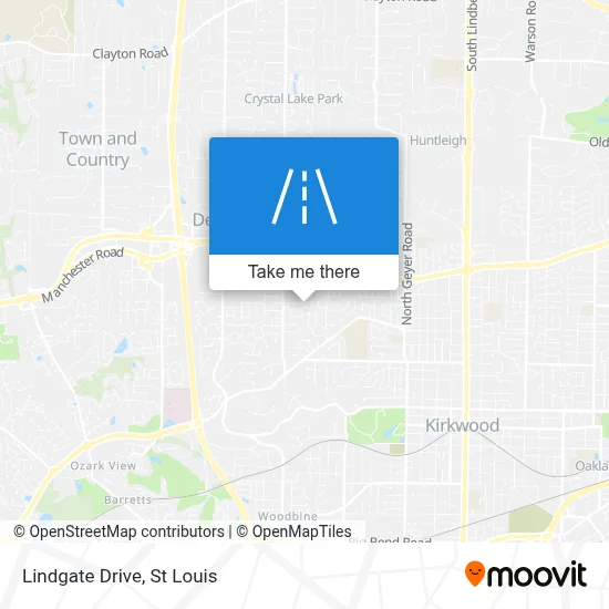 Lindgate Drive map