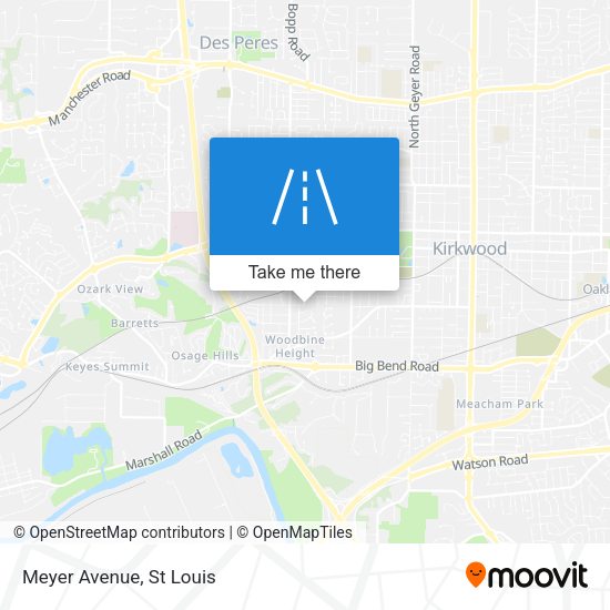 Meyer Avenue map