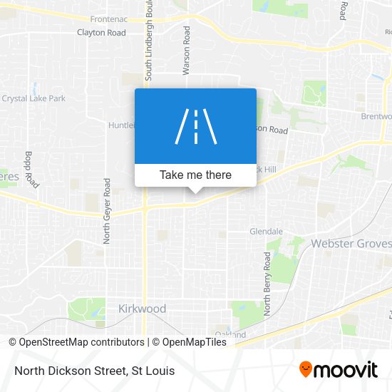 Mapa de North Dickson Street