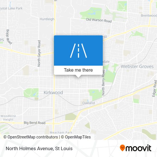 Mapa de North Holmes Avenue