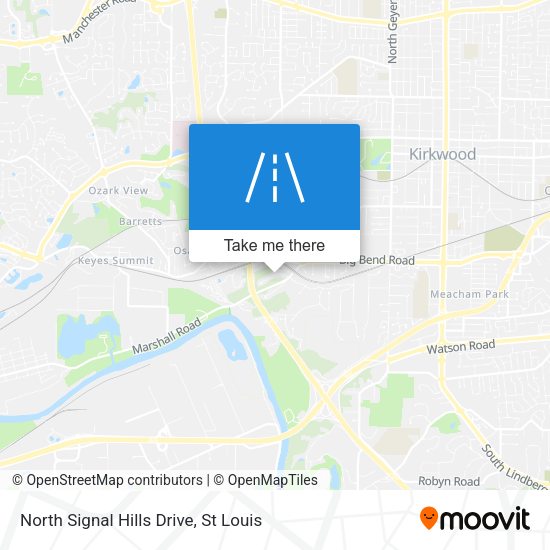 North Signal Hills Drive map