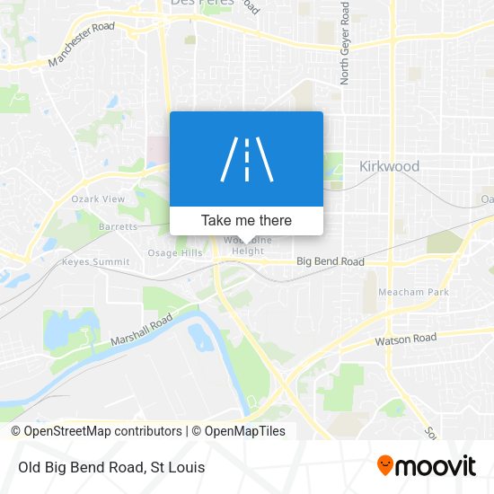 Mapa de Old Big Bend Road