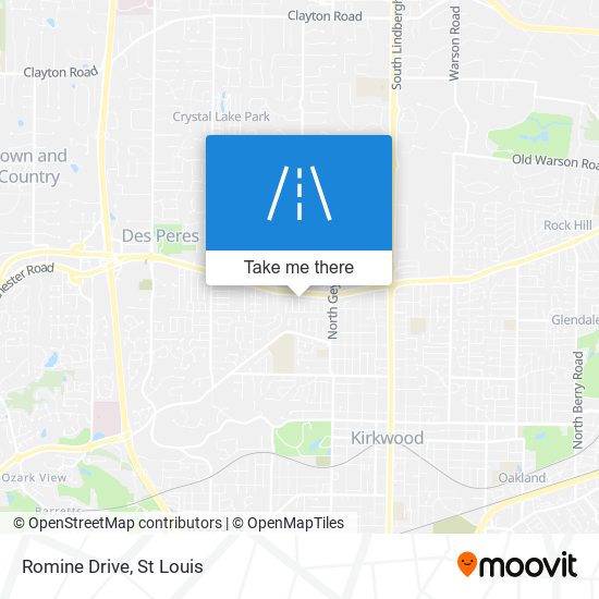 Romine Drive map