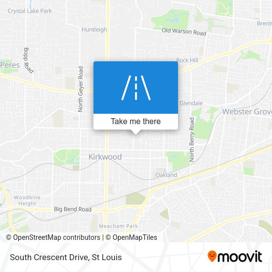 Mapa de South Crescent Drive