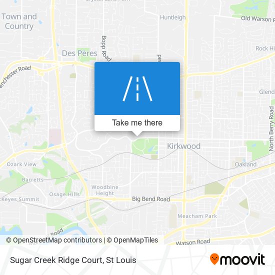 Sugar Creek Ridge Court map