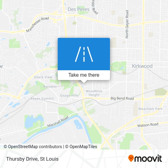 Mapa de Thursby Drive