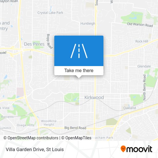 Villa Garden Drive map