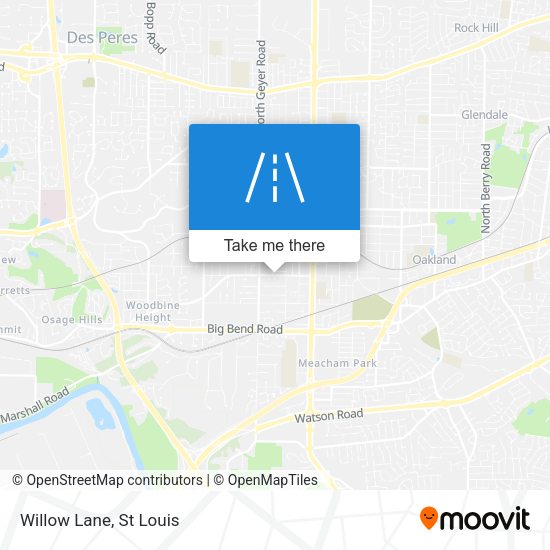 Mapa de Willow Lane