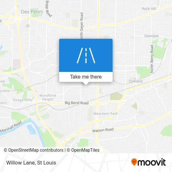 Willow Lane map