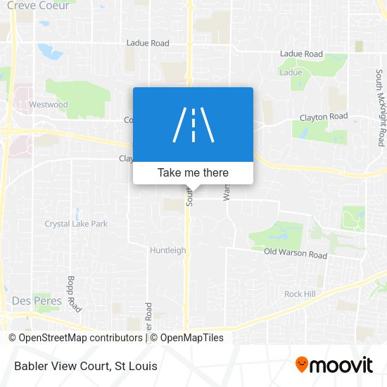 Mapa de Babler View Court