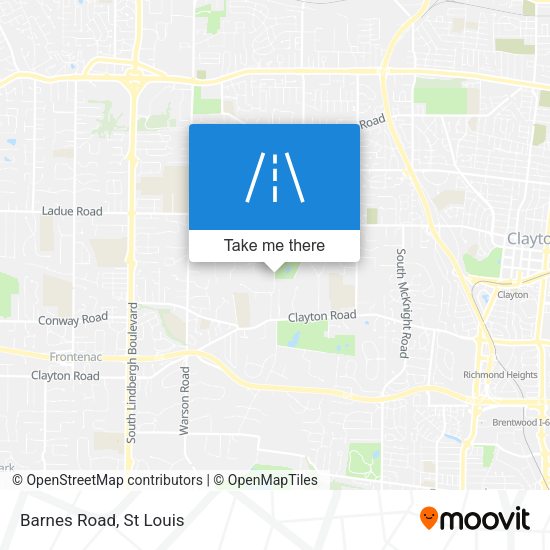 Mapa de Barnes Road