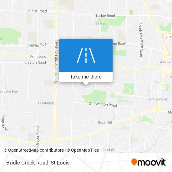 Mapa de Bridle Creek Road