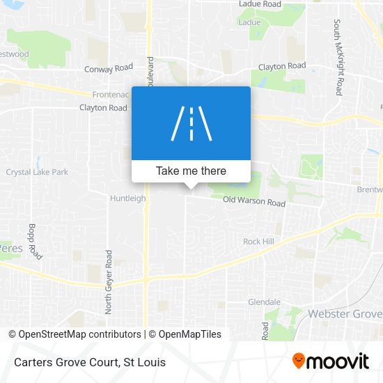 Mapa de Carters Grove Court