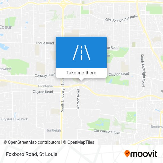 Mapa de Foxboro Road