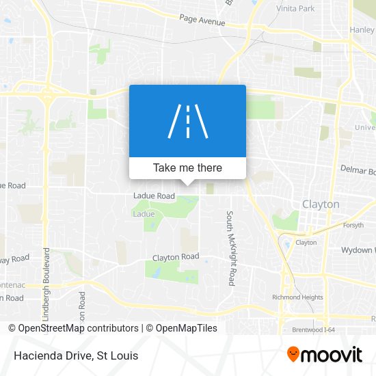Mapa de Hacienda Drive