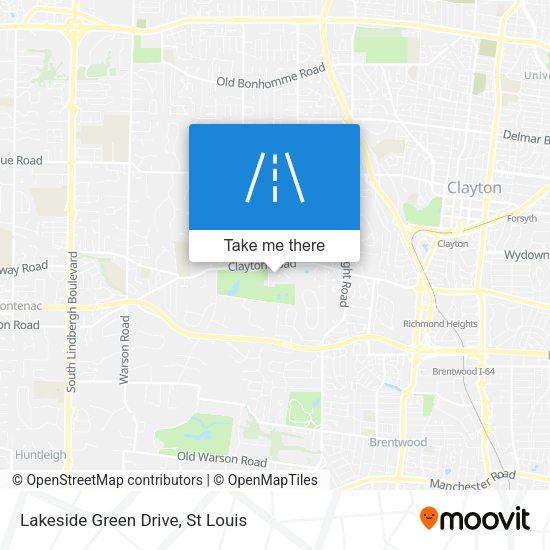Mapa de Lakeside Green Drive