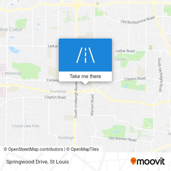Mapa de Springwood Drive