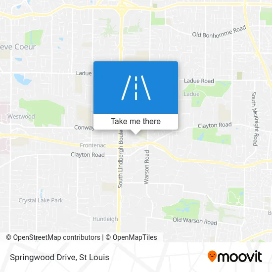 Springwood Drive map