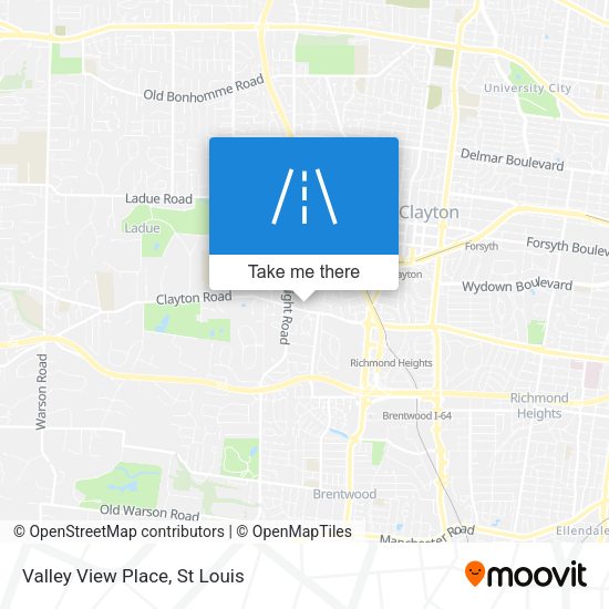 Mapa de Valley View Place