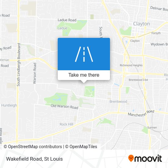 Mapa de Wakefield Road