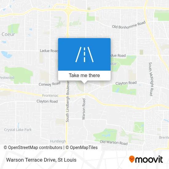 Warson Terrace Drive map