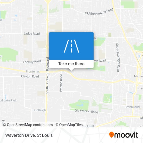 Mapa de Waverton Drive