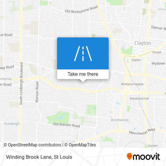 Winding Brook Lane map