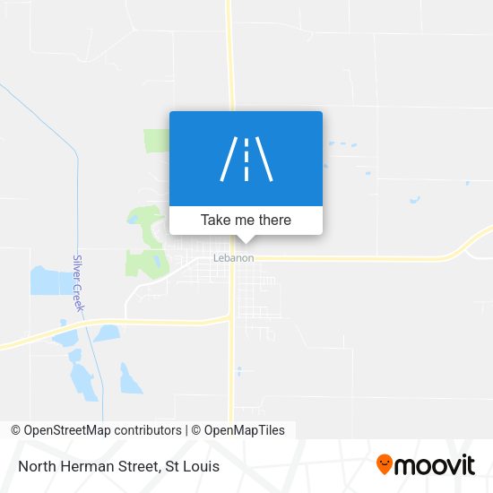 North Herman Street map