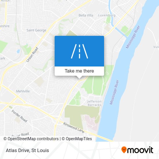 Mapa de Atlas Drive