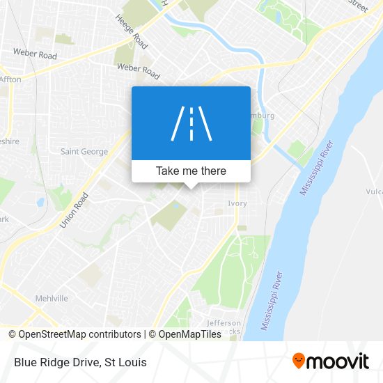 Mapa de Blue Ridge Drive