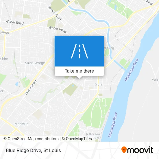 Blue Ridge Drive map