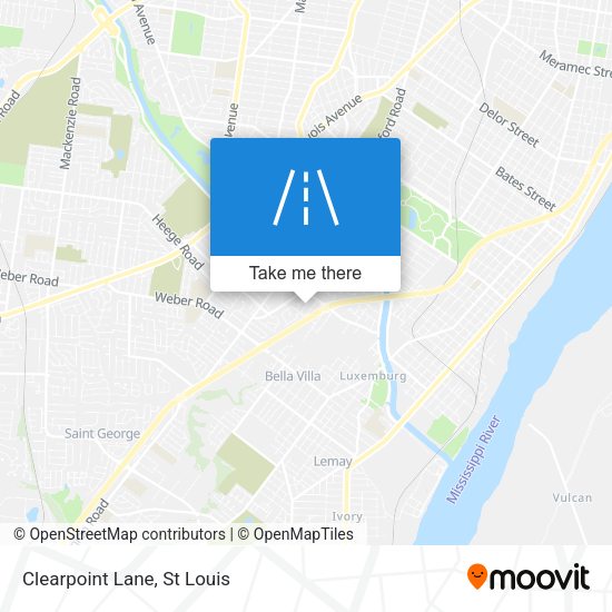 Mapa de Clearpoint Lane
