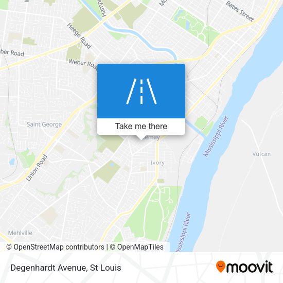 Mapa de Degenhardt Avenue