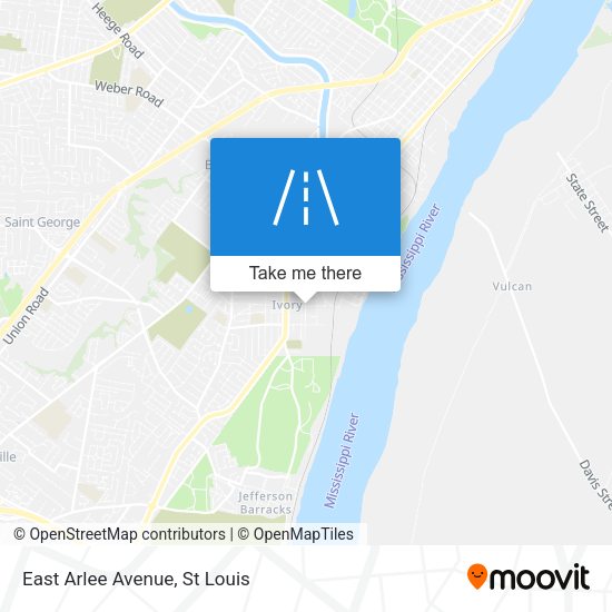 Mapa de East Arlee Avenue