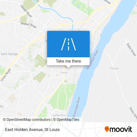 Mapa de East Holden Avenue