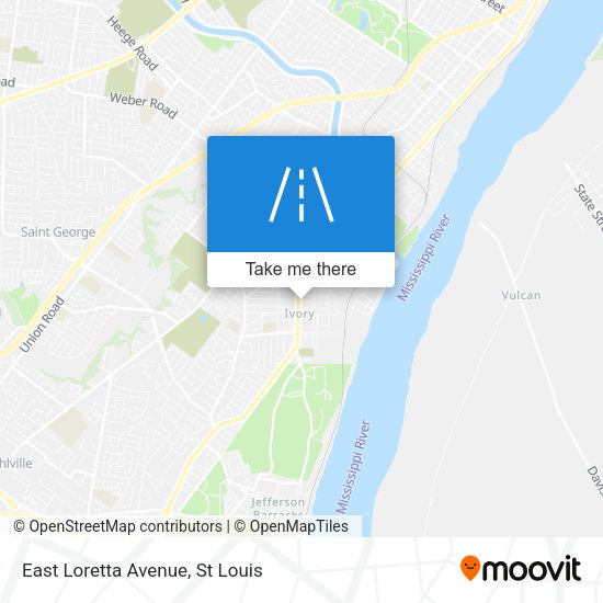 Mapa de East Loretta Avenue