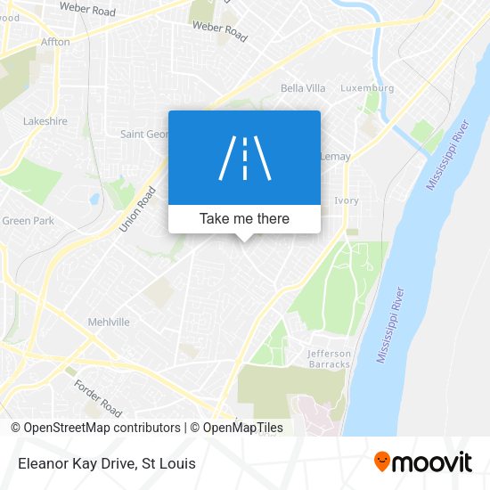 Mapa de Eleanor Kay Drive