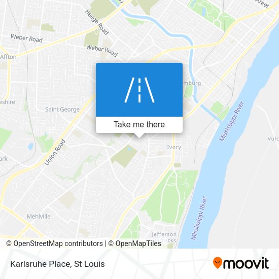Mapa de Karlsruhe Place