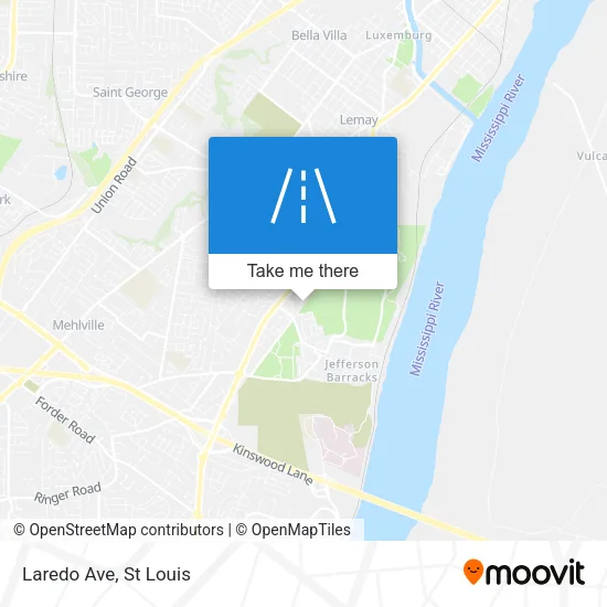 Laredo Ave map