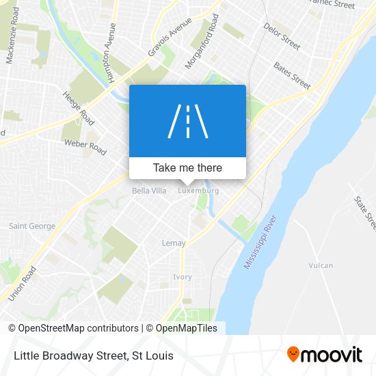 Little Broadway Street map