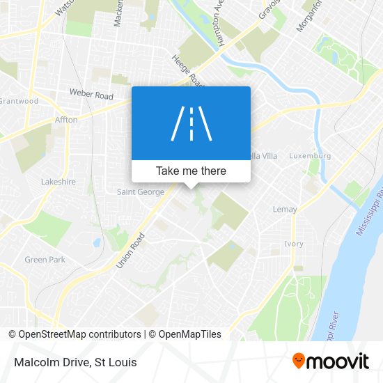 Mapa de Malcolm Drive