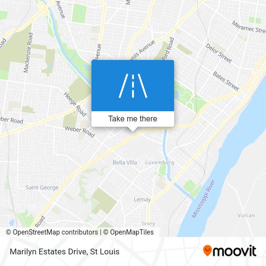 Marilyn Estates Drive map